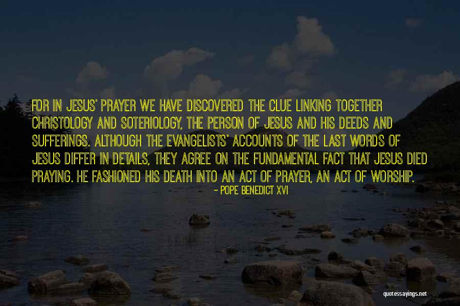 Soteriology Quotes By Pope Benedict XVI