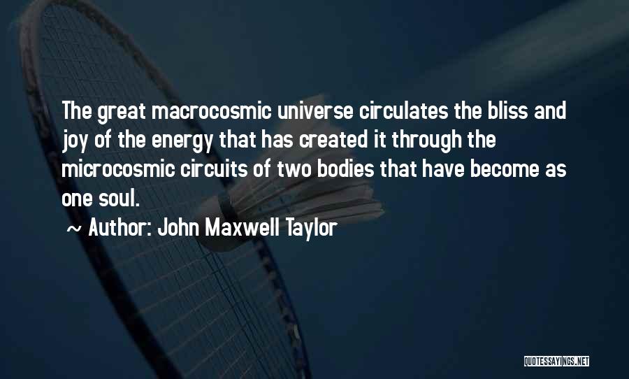 Soul And Energy Quotes By John Maxwell Taylor