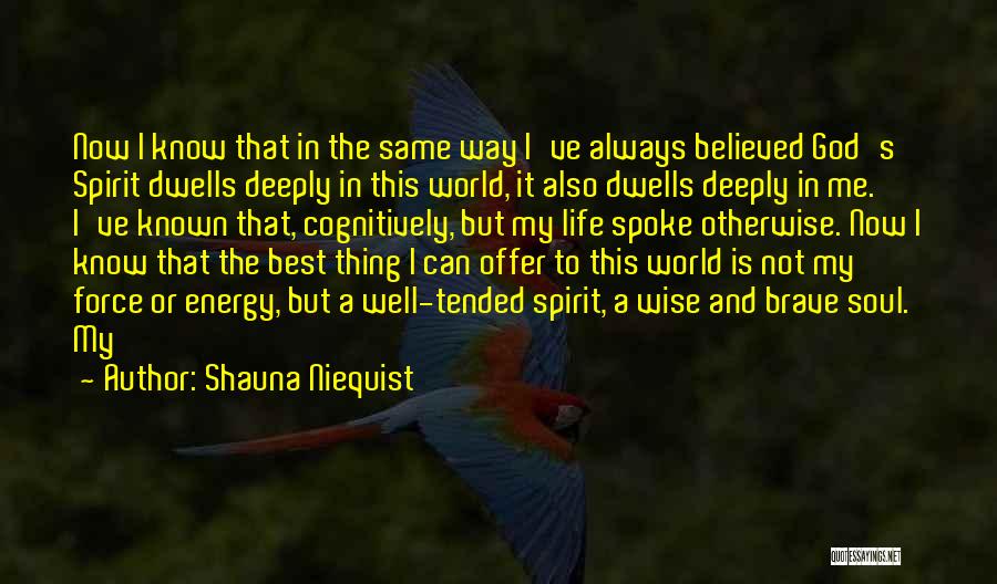 Soul And Energy Quotes By Shauna Niequist