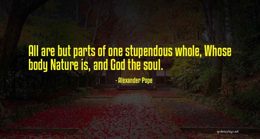 Soul And Nature Quotes By Alexander Pope