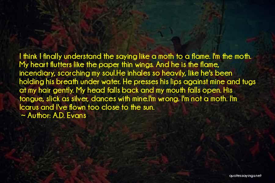 Soul Evans Quotes By A.D. Evans