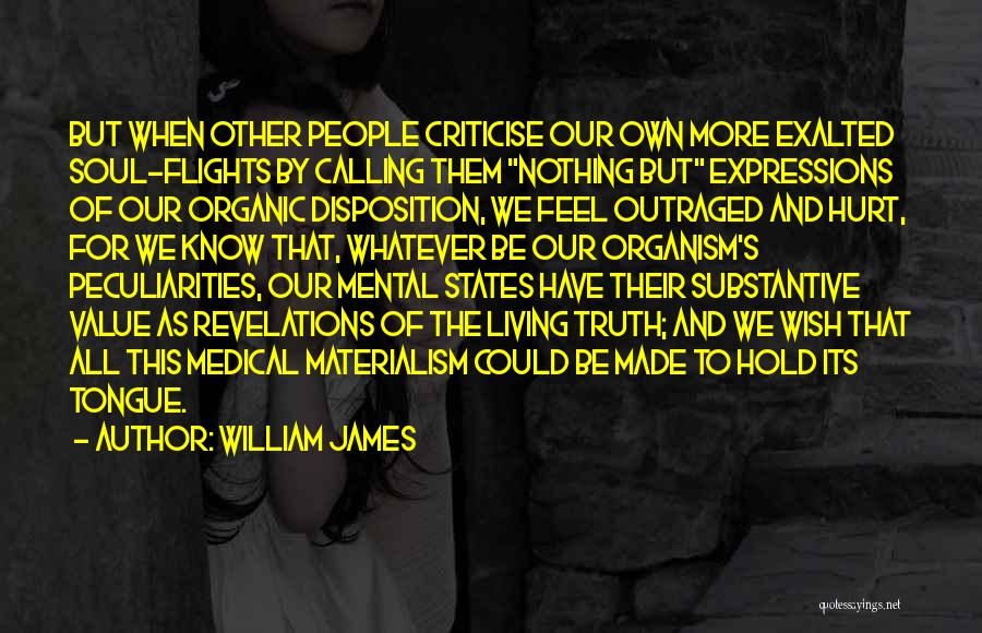 Soul Expressions Quotes By William James