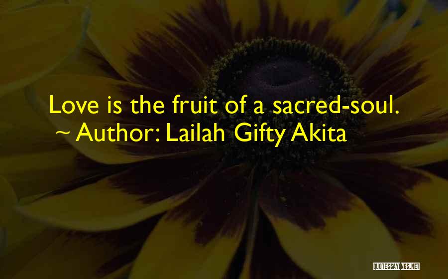 Soul Family Quotes By Lailah Gifty Akita