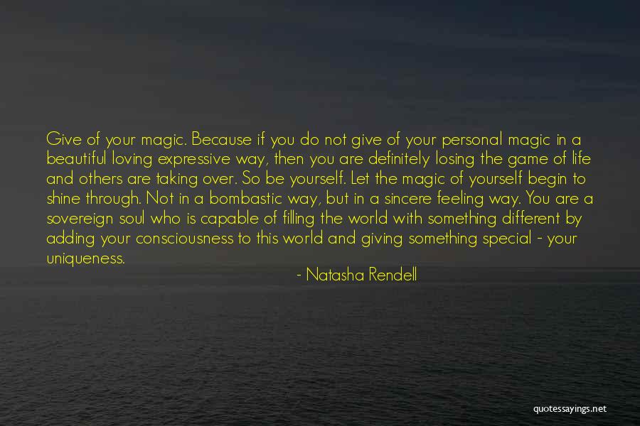 Soul Filling Quotes By Natasha Rendell