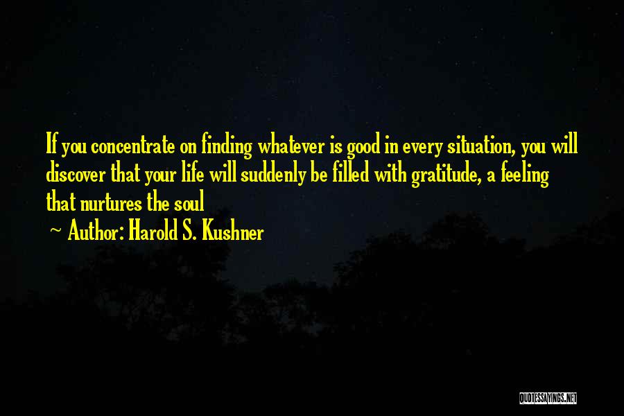 Soul Finding Quotes By Harold S. Kushner