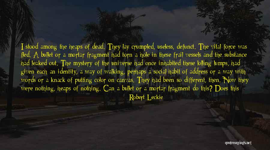 Soul Force Quotes By Robert Leckie Soul Force Quotes By Robert Leckie
