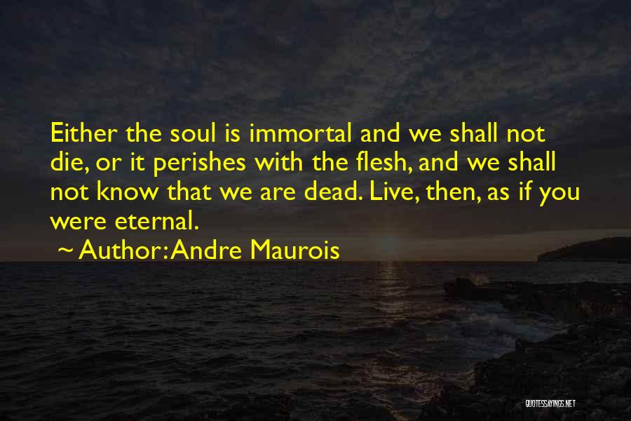 Soul Is Eternal Quotes By Andre Maurois