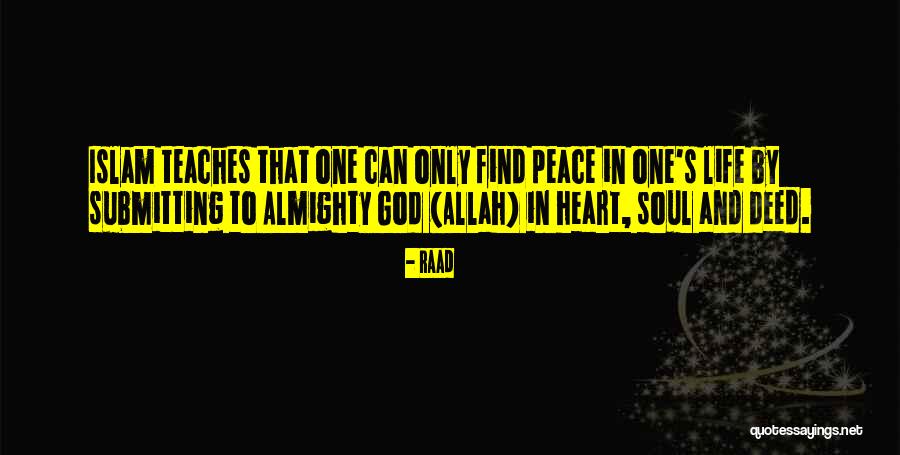 Soul Islam Quotes By Raad Soul Islam Quotes By Raad