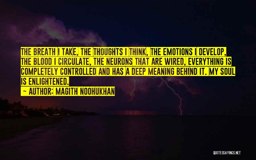 Soul Meaning Quotes By Magith Noohukhan