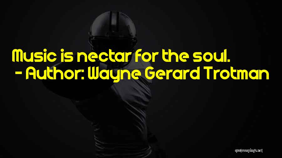 Soul Music Quotes By Wayne Gerard Trotman