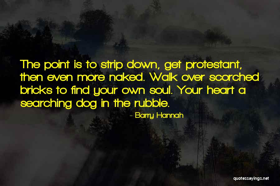 Soul Searching Quotes By Barry Hannah