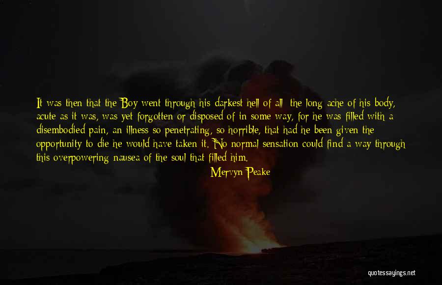 Soul Sensation Quotes By Mervyn Peake Soul Sensation Quotes By Mervyn Peake