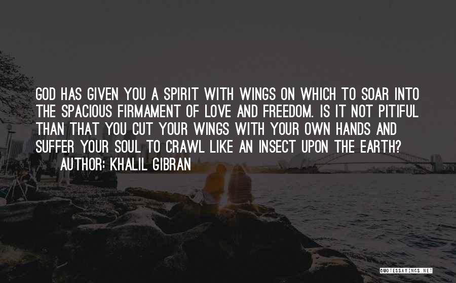 Soul Soar Quotes By Khalil Gibran
