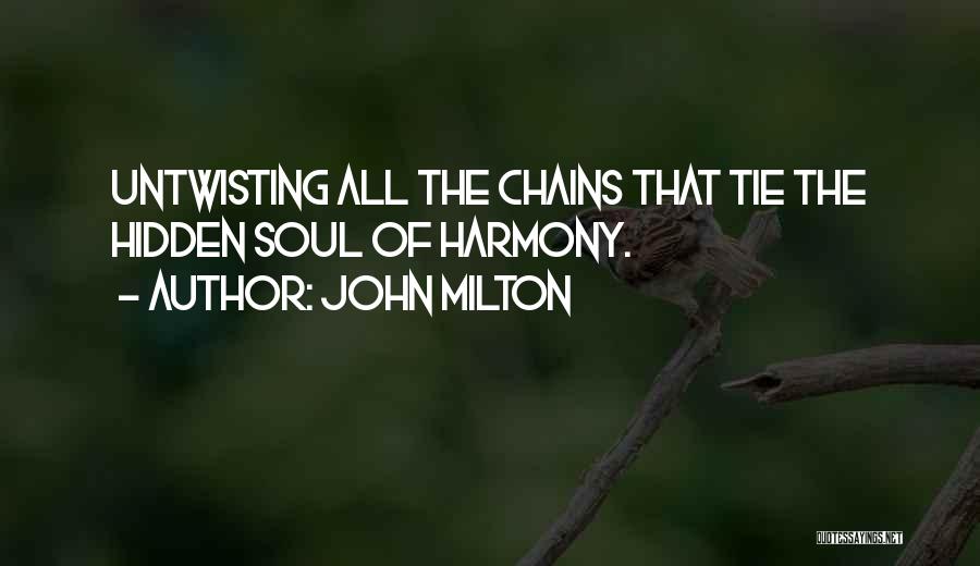 Soul Tie Quotes By John Milton