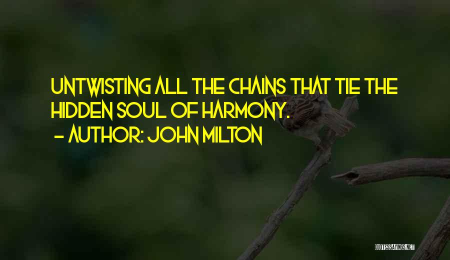 Soul Ties Quotes By John Milton