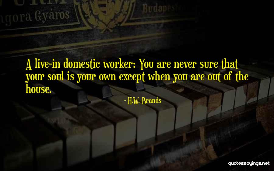 Soul Worker Quotes By H.W. Brands Soul Worker Quotes By H.W. Brands