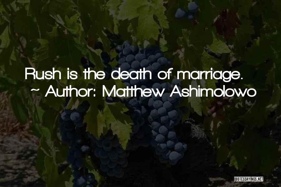 Souleman Quotes By Matthew Ashimolowo