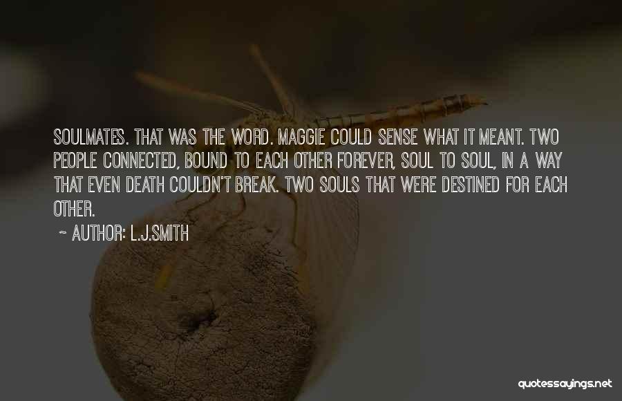 Soulmates And Death Quotes By L.J.Smith