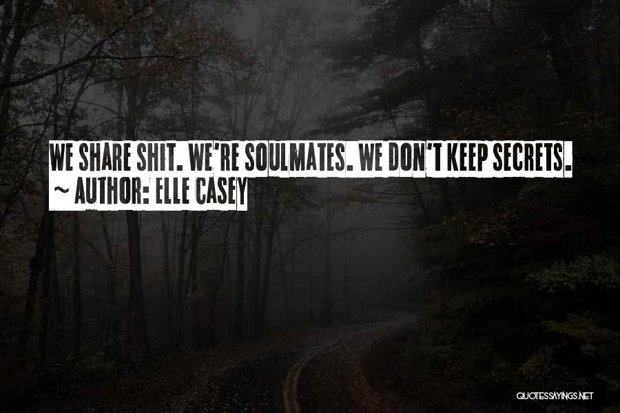 Soulmates Friendship Quotes By Elle Casey