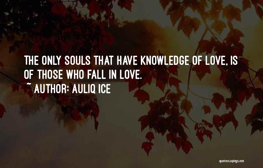 Souls In Love Quotes By Auliq Ice