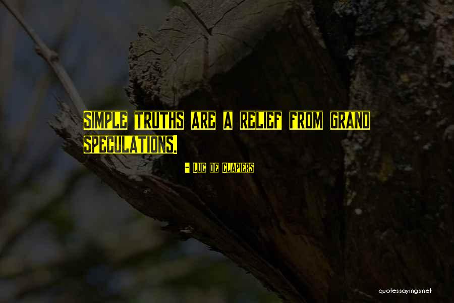 Soumoy Belgium Quotes By Luc De Clapiers Soumoy Belgium Quotes By Luc De Clapiers