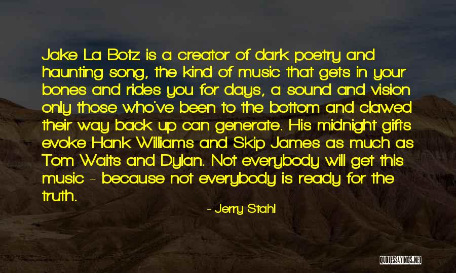Sound And Vision Quotes By Jerry Stahl Sound And Vision Quotes By Jerry Stahl