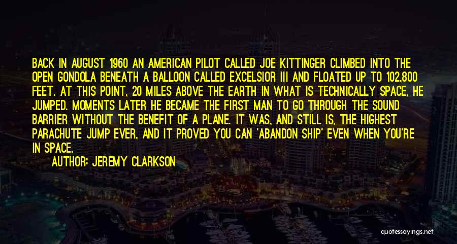 Sound Barrier Quotes By Jeremy Clarkson