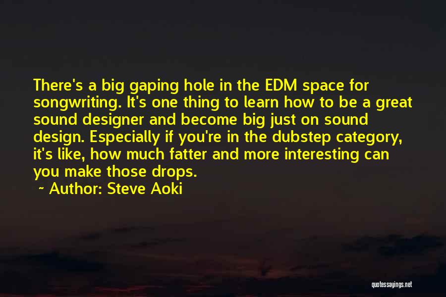 Sound Design Quotes By Steve Aoki