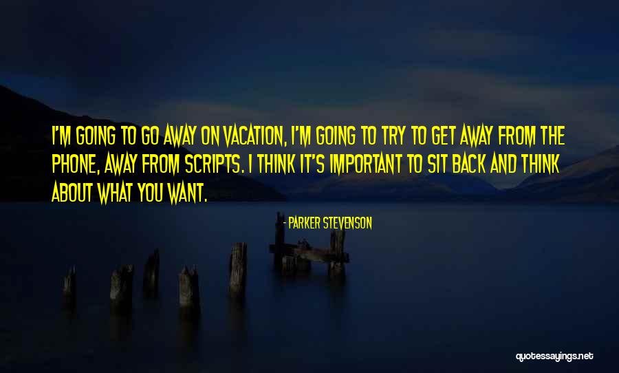 Sound Maker Quotes By Parker Stevenson Sound Maker Quotes By Parker Stevenson