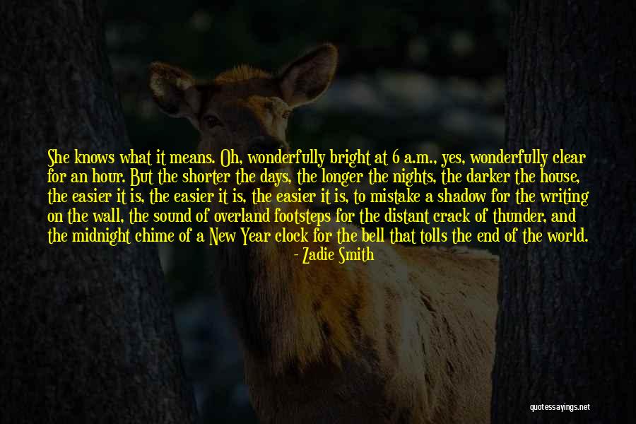 Sound Of Thunder Quotes By Zadie Smith Sound Of Thunder Quotes By Zadie Smith
