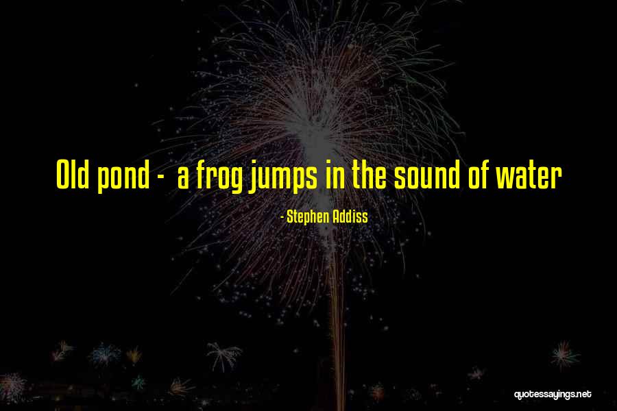 Sound Of Water Quotes By Stephen Addiss