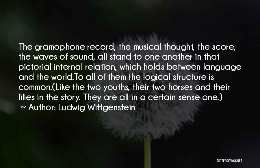 Sound Of Waves Quotes By Ludwig Wittgenstein