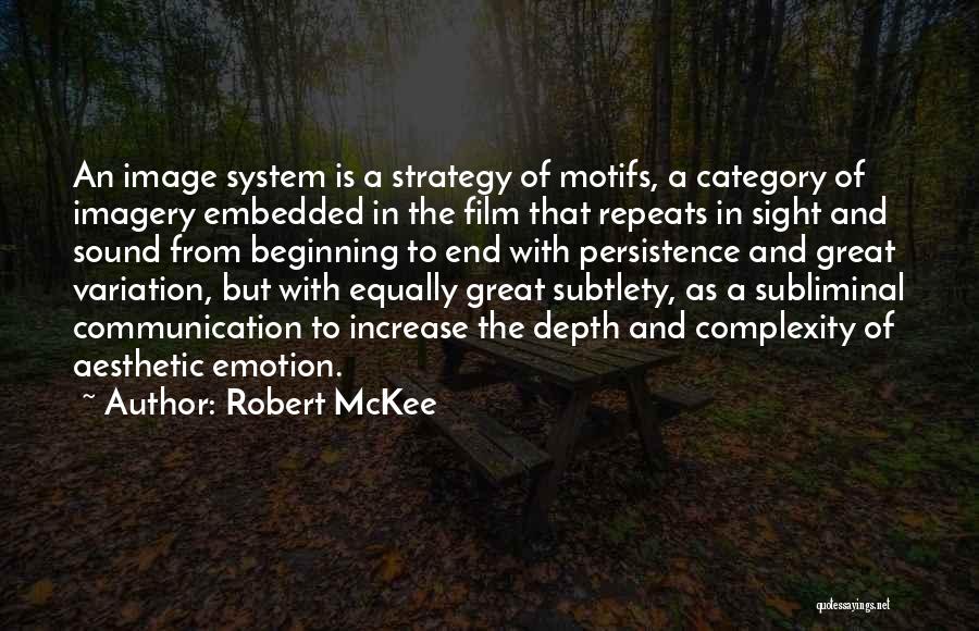Sound System Quotes By Robert McKee