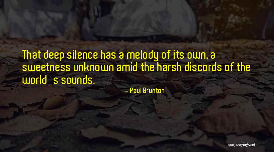 Sounds Of Silence Quotes By Paul Brunton Sounds Of Silence Quotes By Paul Brunton