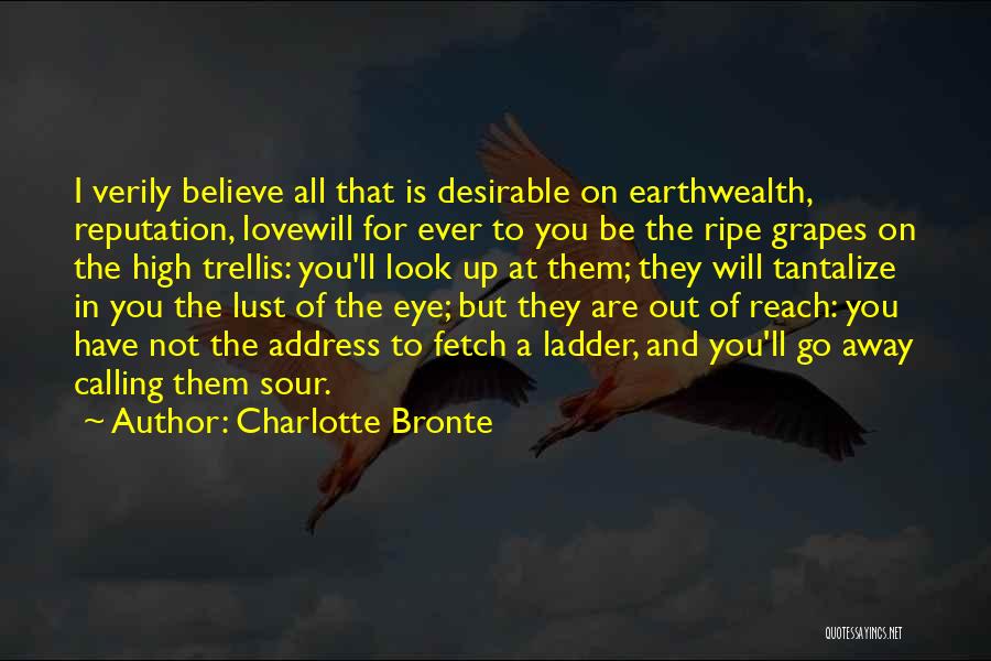 Sour Love Quotes By Charlotte Bronte