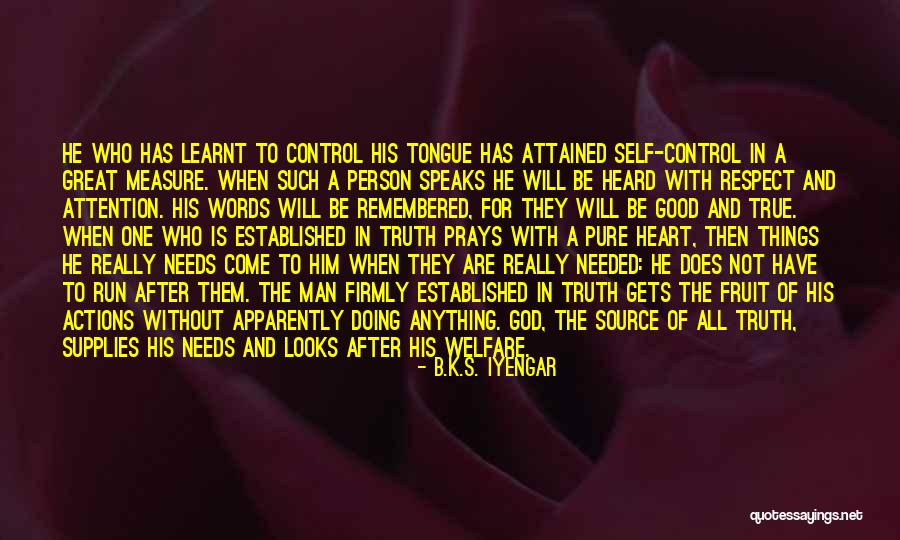 Source Control Quotes By B.K.S. Iyengar Source Control Quotes By B.K.S. Iyengar