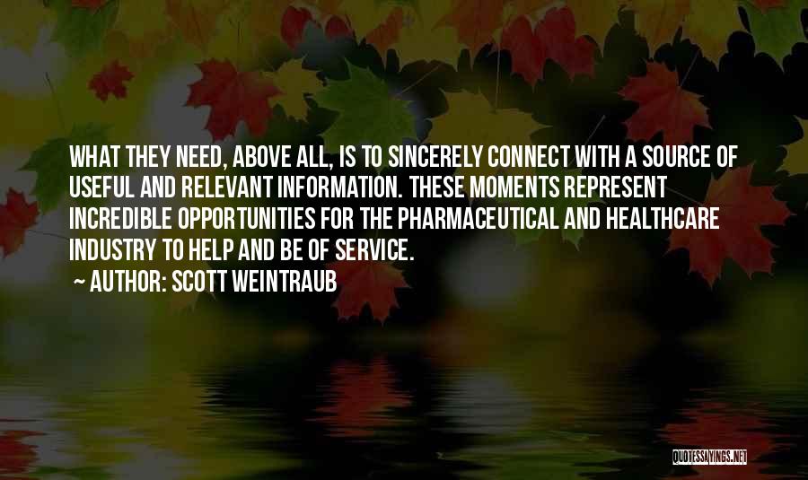 Source Of Information Quotes By Scott Weintraub