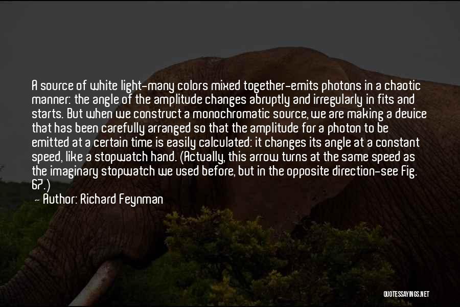 Source Of Light Quotes By Richard Feynman