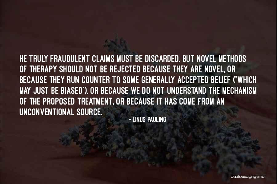 Source Therapy Quotes By Linus Pauling Source Therapy Quotes By Linus Pauling
