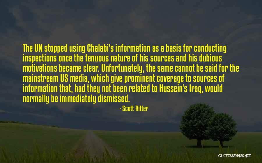 Sources Of Information Quotes By Scott Ritter Sources Of Information Quotes By Scott Ritter