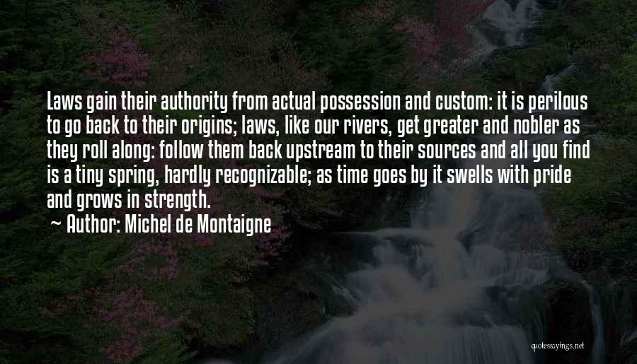 Sources Of Strength Quotes By Michel De Montaigne