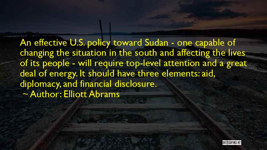 South Sudan Quotes By Elliott Abrams