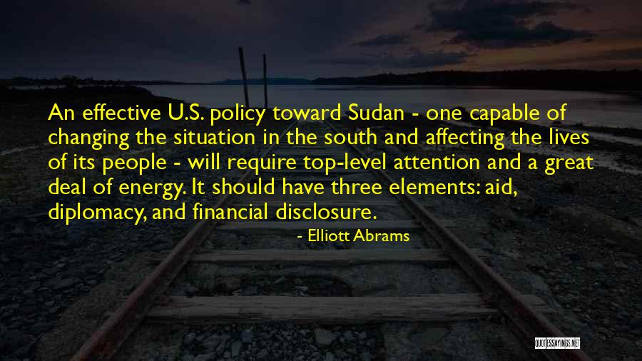 South Sudan Quotes By Elliott Abrams