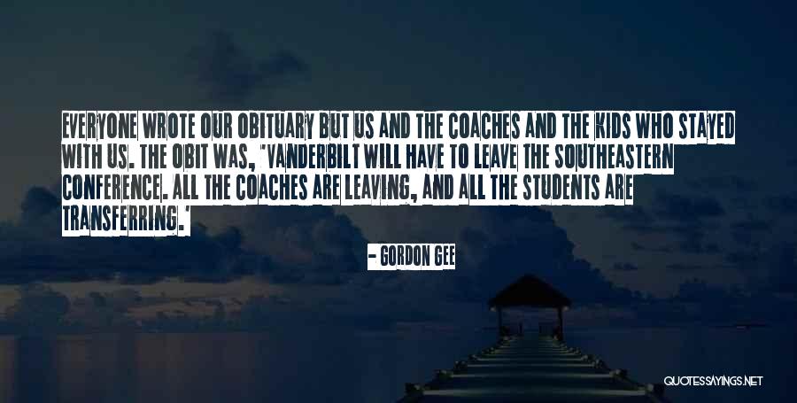 Southeastern Conference Quotes By Gordon Gee Southeastern Conference Quotes By Gordon Gee