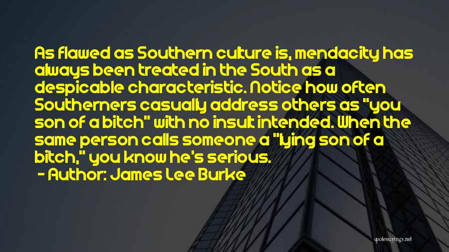 Southern Culture Quotes By James Lee Burke