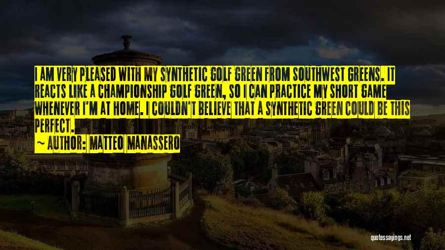 Southwest Quotes By Matteo Manassero