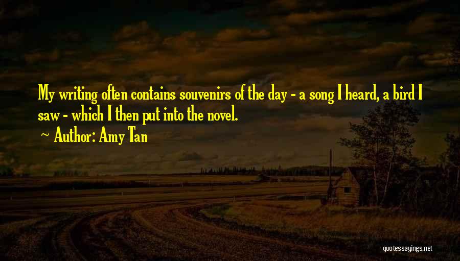 Souvenirs Quotes By Amy Tan