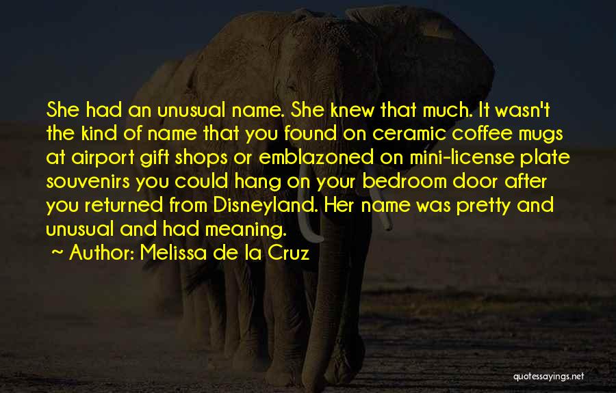 Souvenirs Quotes By Melissa De La Cruz