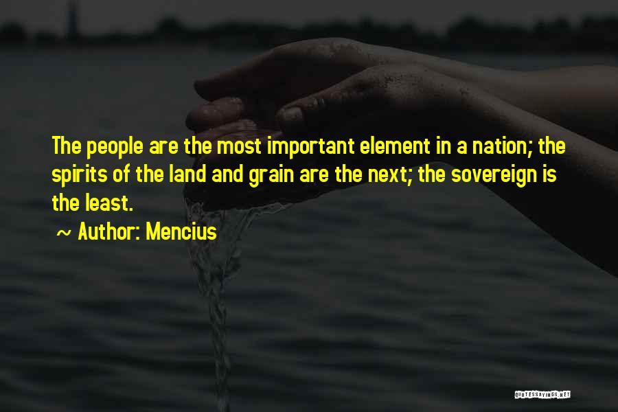 Sovereign Nation Quotes By Mencius