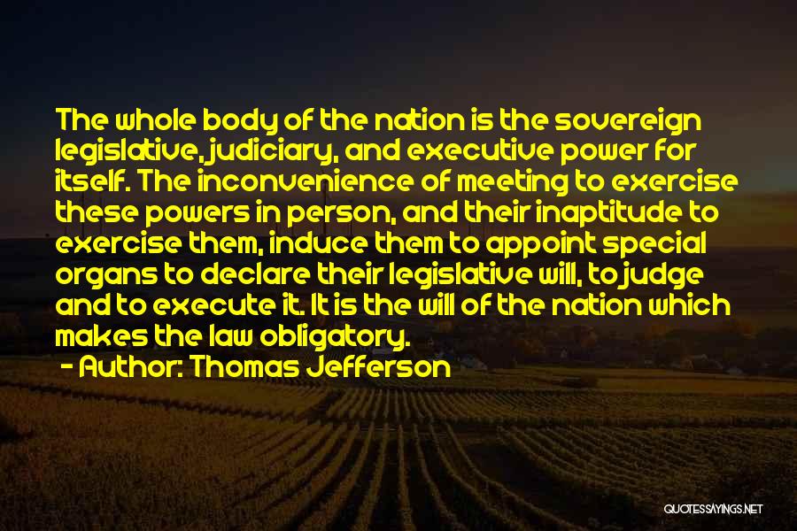 Sovereign Nation Quotes By Thomas Jefferson